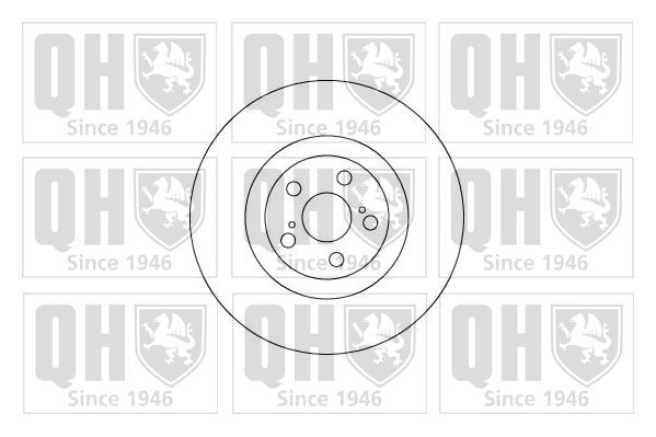 QUINTON HAZELL Тормозной диск BDC5090
